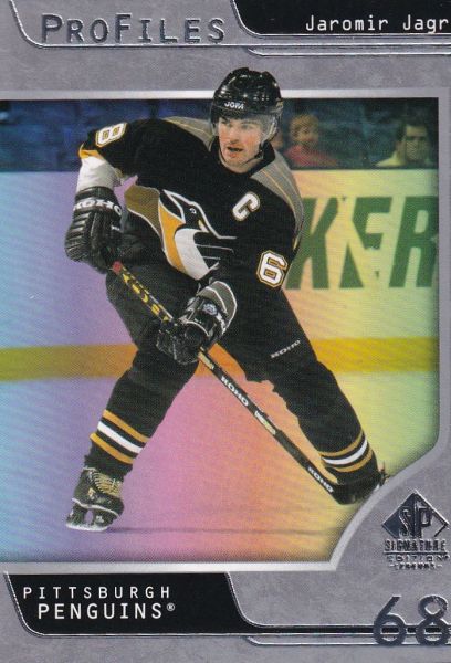 insert karta JAROMÍR JÁGR 20-21 SP Signature Legends Profiles číslo P-14